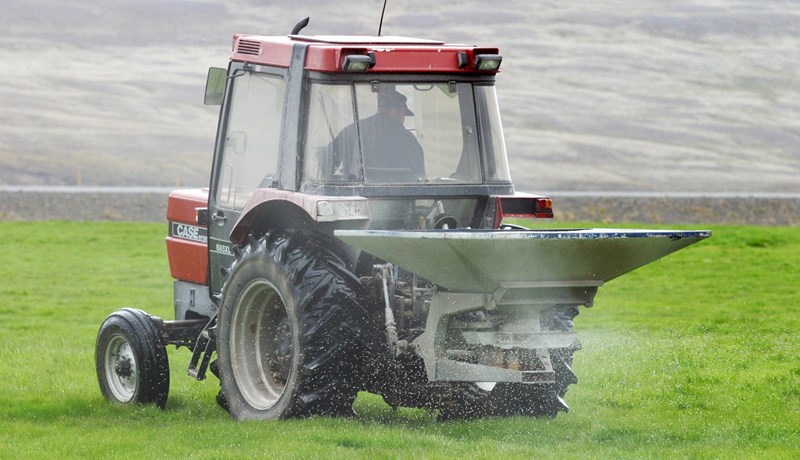 Kolefnispor landbúnaðar vegna áburðarnotkunar
