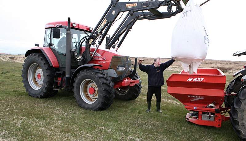 Áburðarverð aldrei hækkað meira