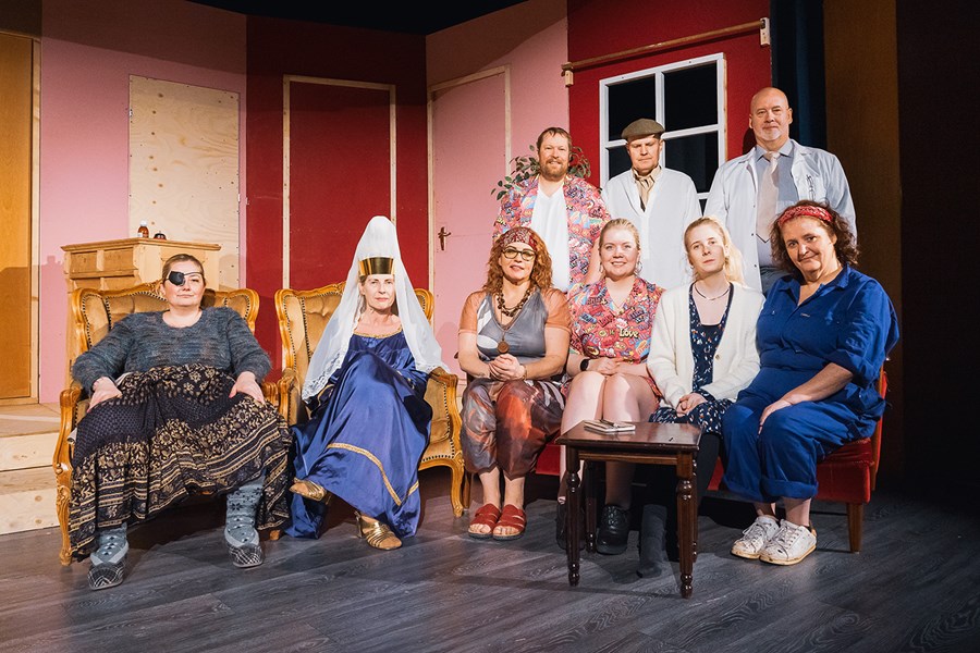 Mikil leikgleði og kraftur einkennir félagsmenn Leikklúbbs Laxdæla en félagið sem slíkt er á stöðugri uppleið eftir nokkurn tíma í dvala.