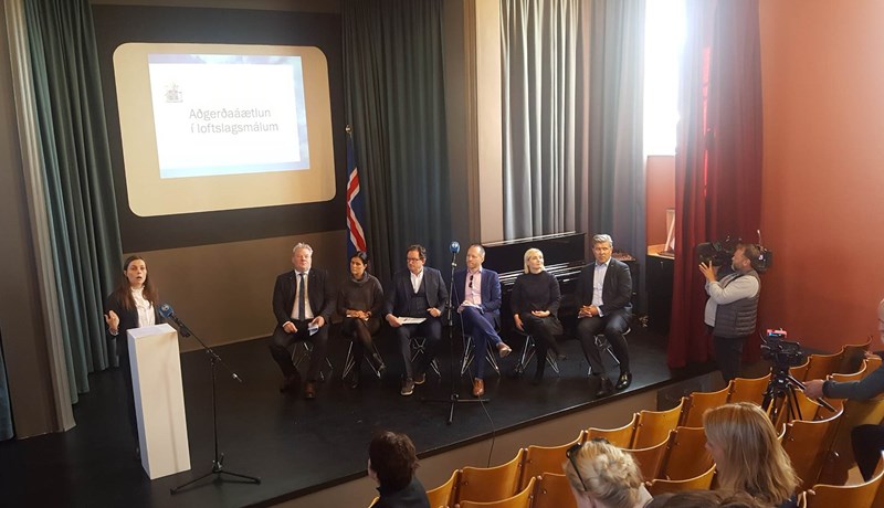 Aðgerðaráætlun í loftslagsmálum kynnt