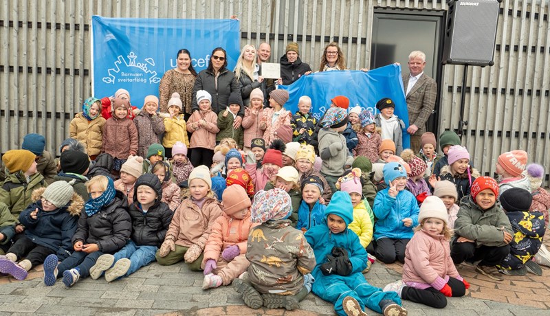 Hlýtur viðurkenningu sem Barnvænt samfélag