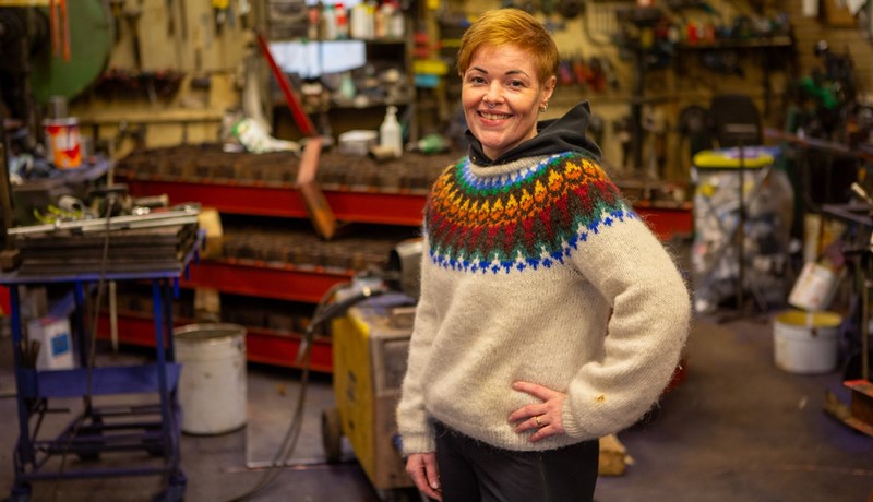 Bjóst ekki við að verða kjúklingabóndi