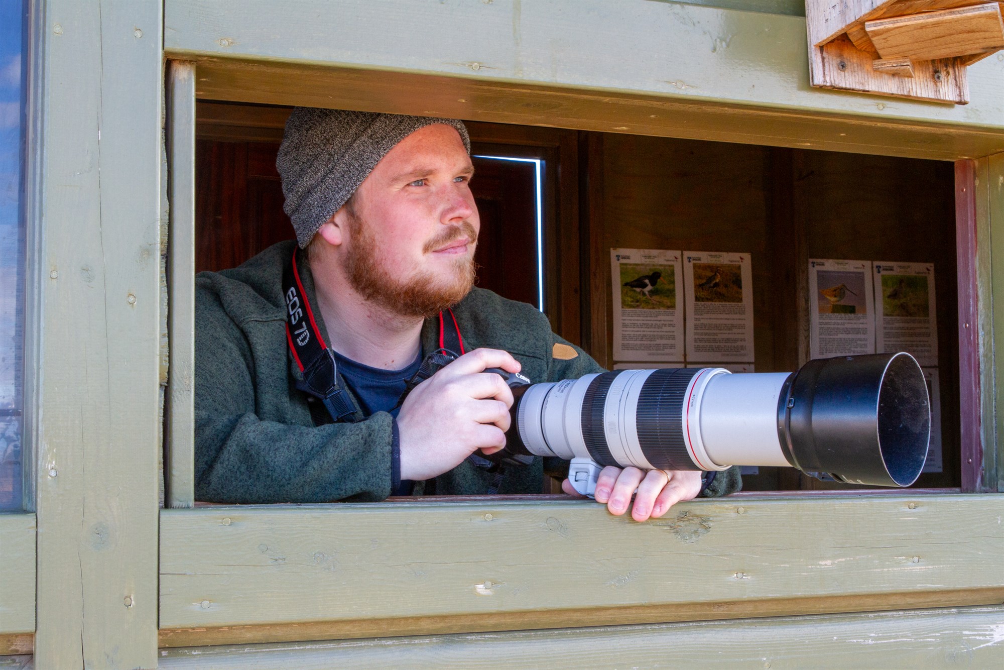 Fann unnustuna í fuglaleit