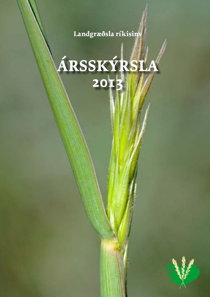 Ársskýrsla Landgræðslunnar 2013