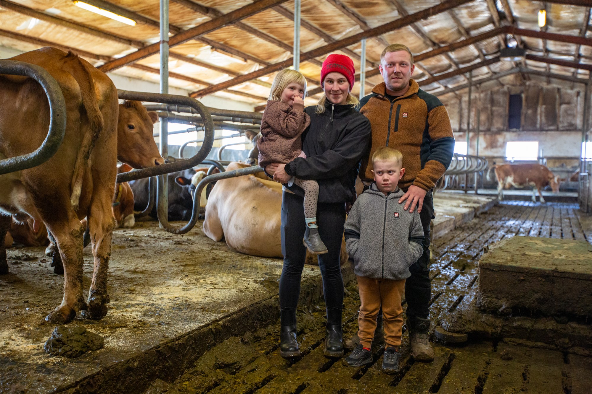 Fóru í framkvæmdir strax eftir kaup