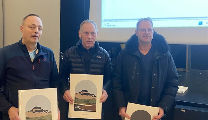 Hart barist um gullið fyrir austan