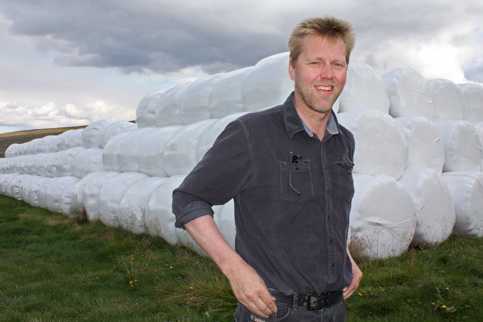 Bændur í Jökuldal vel birgir af heyi eftir einstakt sumar