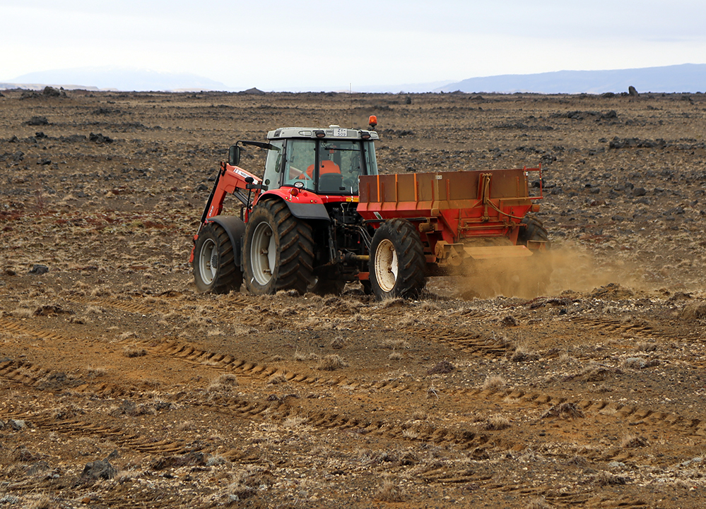 Mikil aukning í notkun lífrænna áburðargjafa