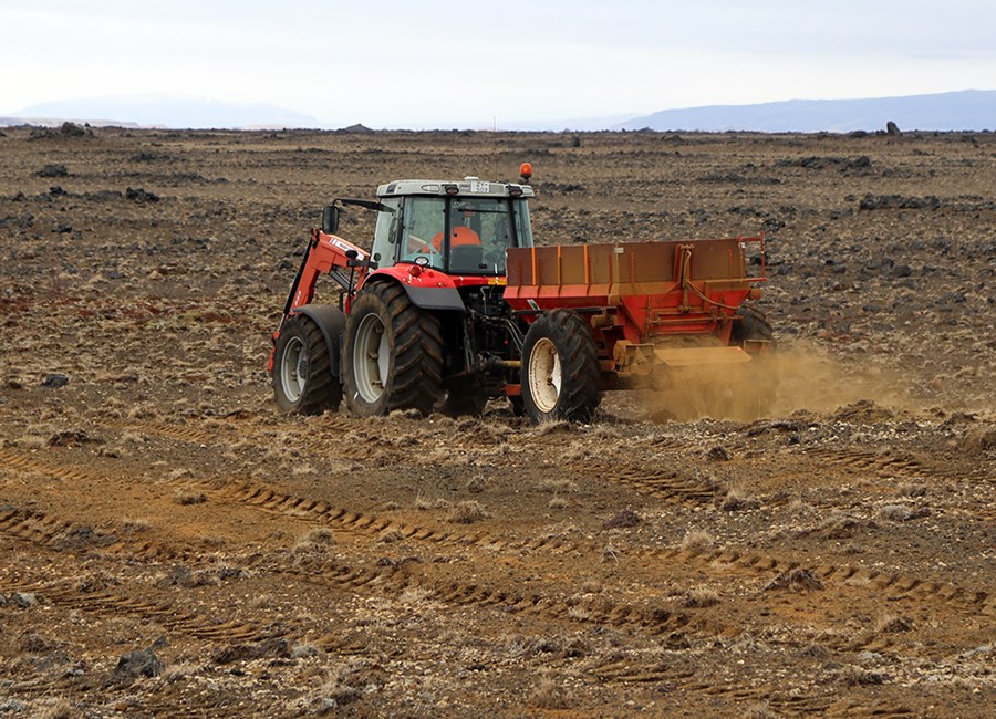 Mikil aukning í notkun lífrænna áburðargjafa