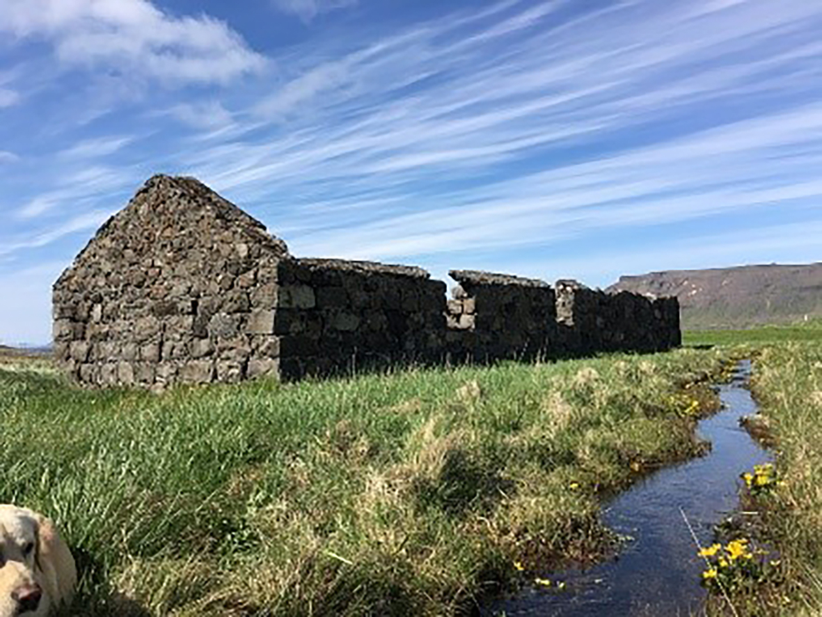 Fyrstu íslensku steinfjósin?