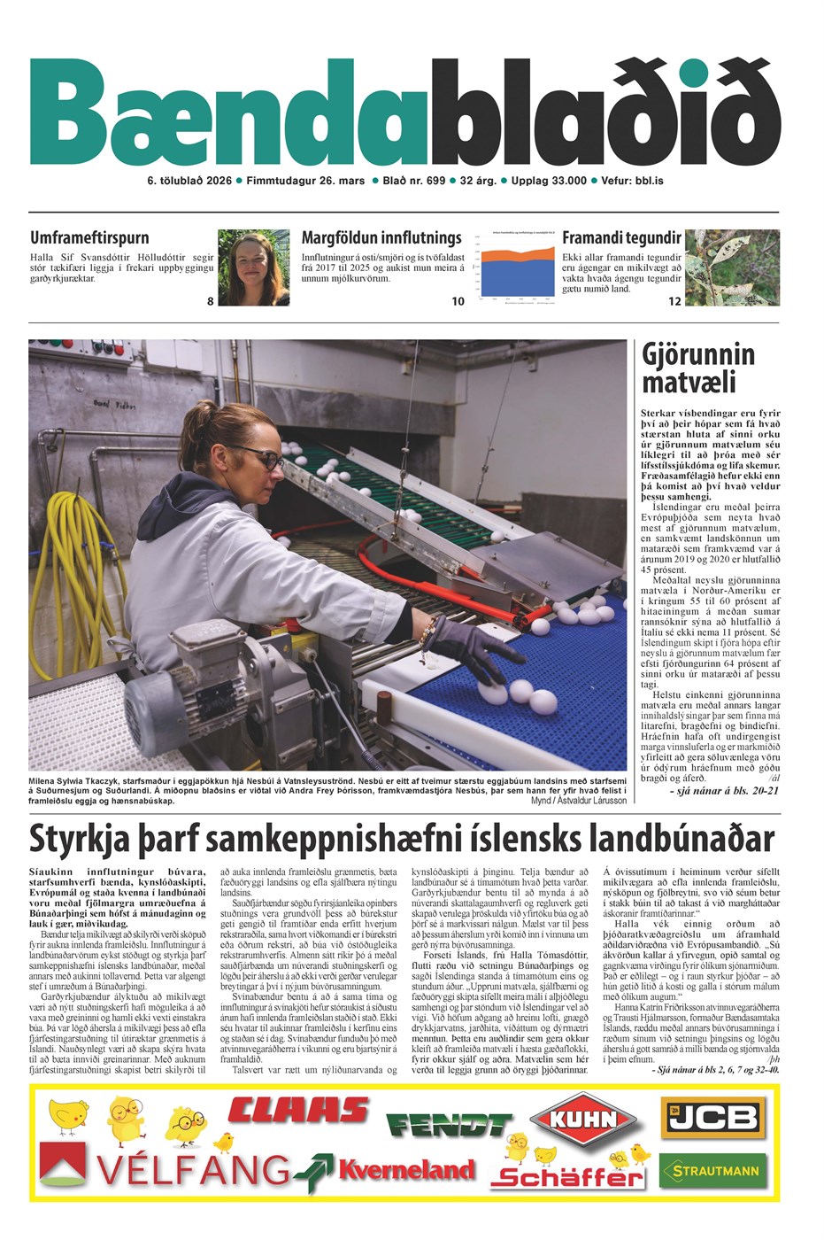 Bændablaðið 6. tbl. 2026. árg.