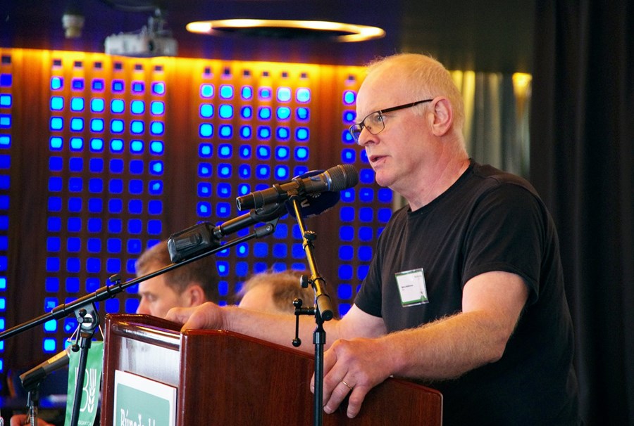 Björn Halldórsson, formaður land­s­sambands íslenskra loðdýra­bænda, var fulltrúi loðdýra­bænda á nýafstöðnu búnaðarþingi.