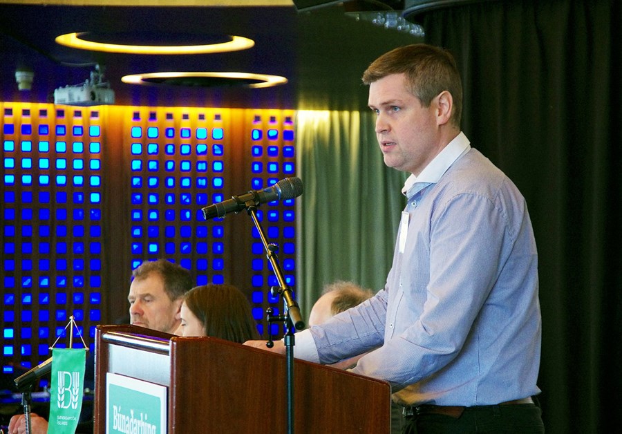 Ingvi Stefánsson, bóndi á Teigi og fulltrúi svínabænda á búnaðarþingi 2016.