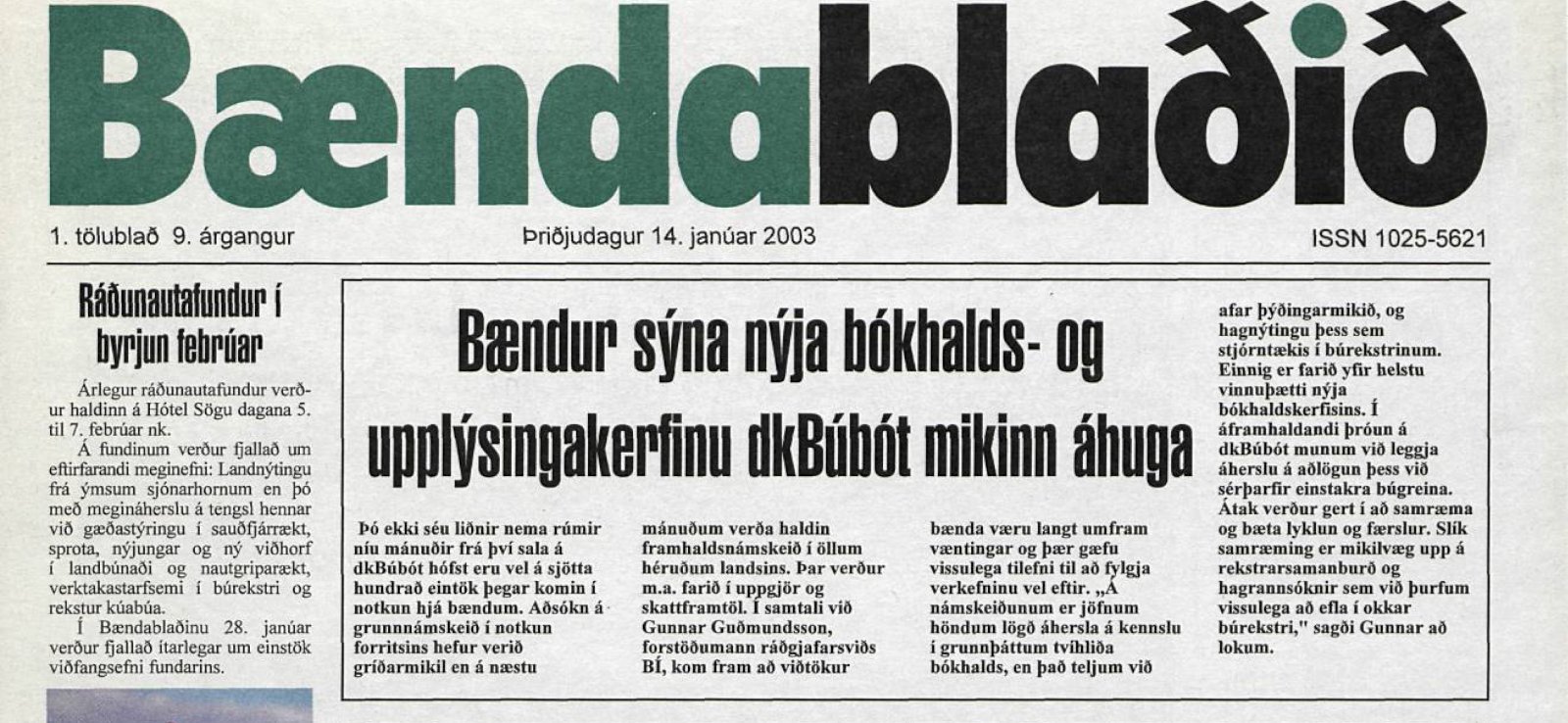 Bændur sýna nýju bókhalds- og upplýsingakerfi mikinn áhuga