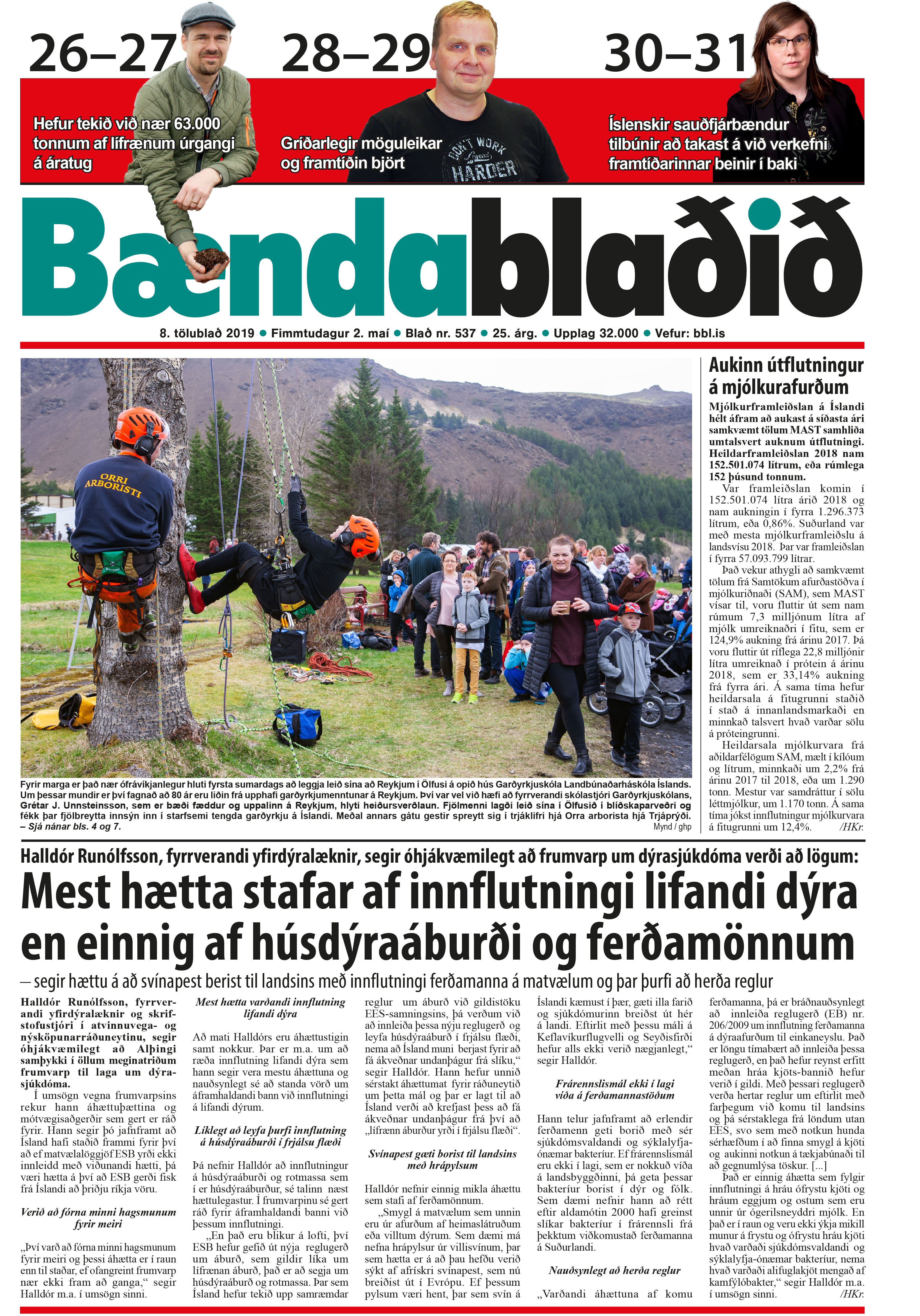 Bændablaðið 8. tbl. 2019. árg.