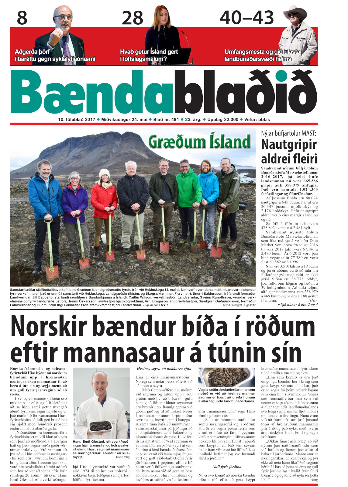 Bændablaðið 10. tbl. 2017. árg.