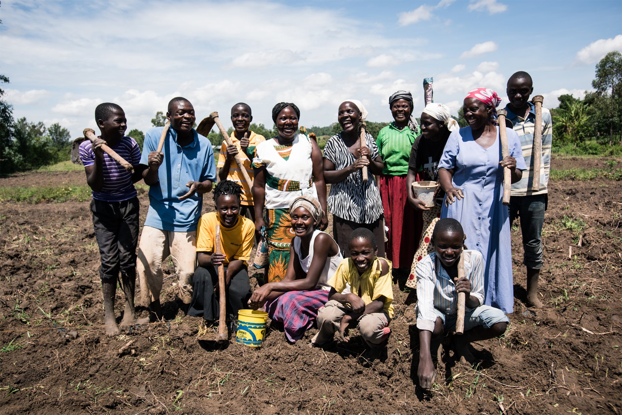 Með aðstoð og ráðgjöf hefur tekist að gera um milljón smábændur sjálfbjarga