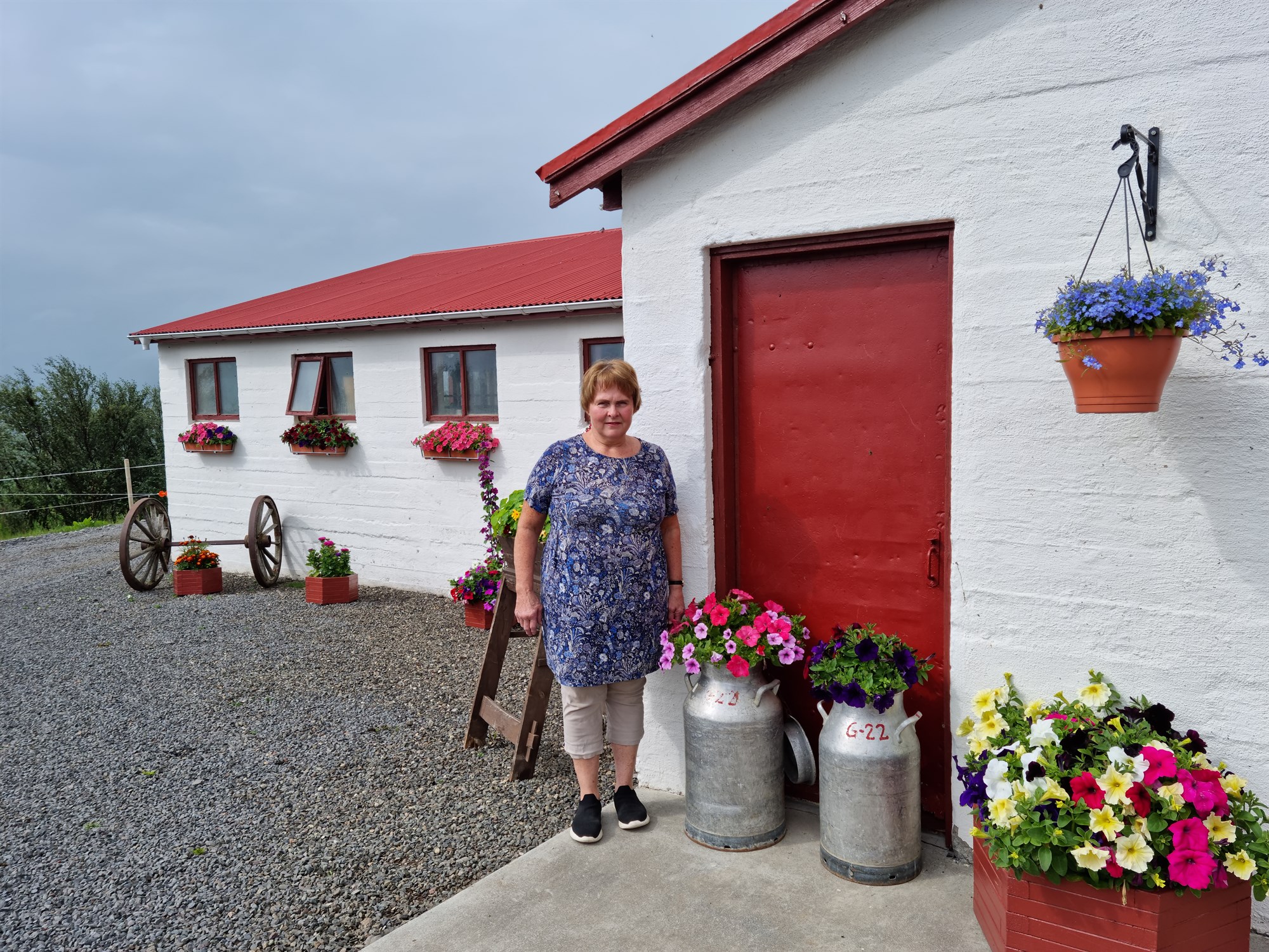 Blómafjósið vekur mikla athygli og fær verðskuldað hrós