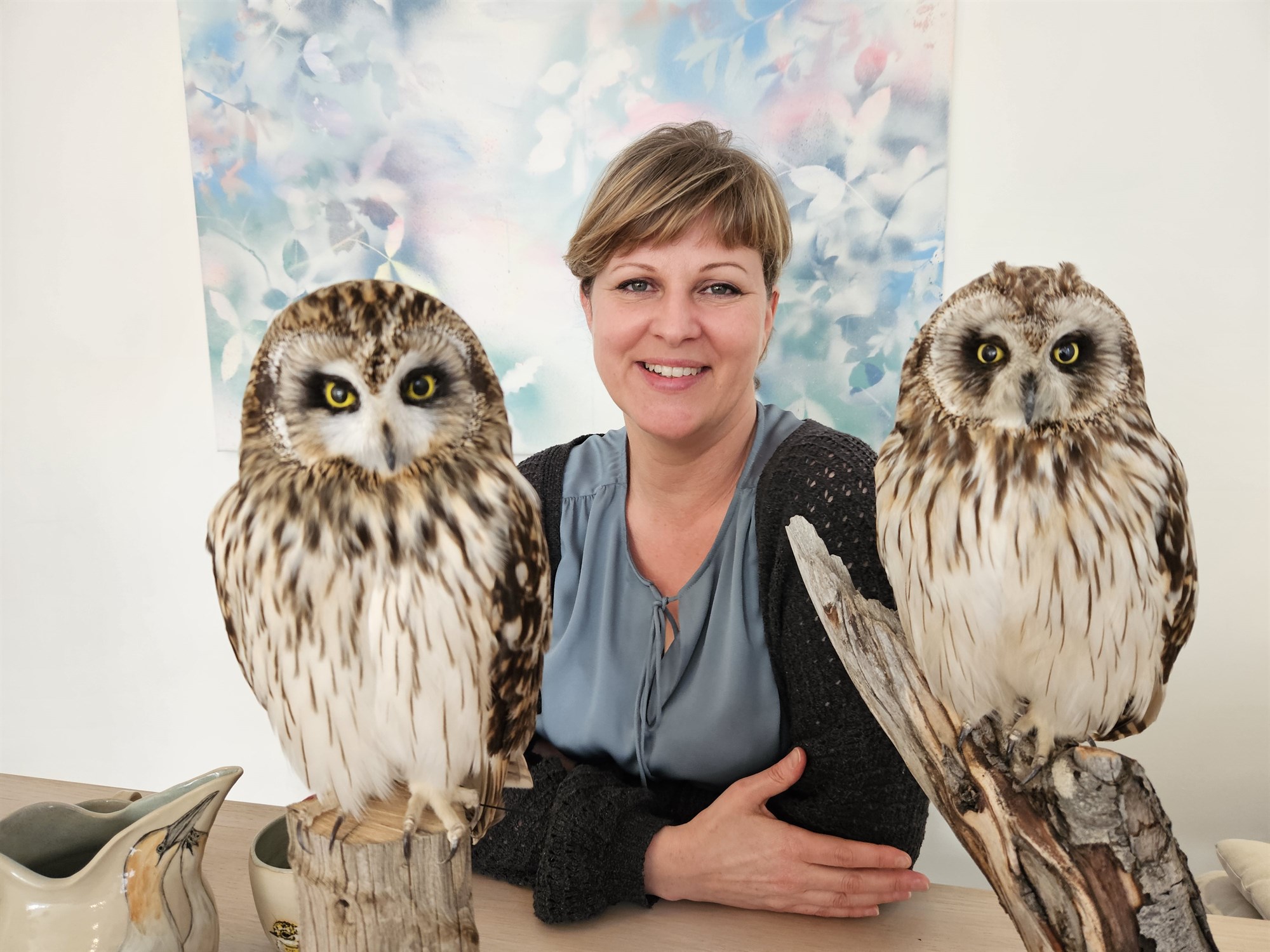 Mesta áskorunin er að stoppa upp uglur