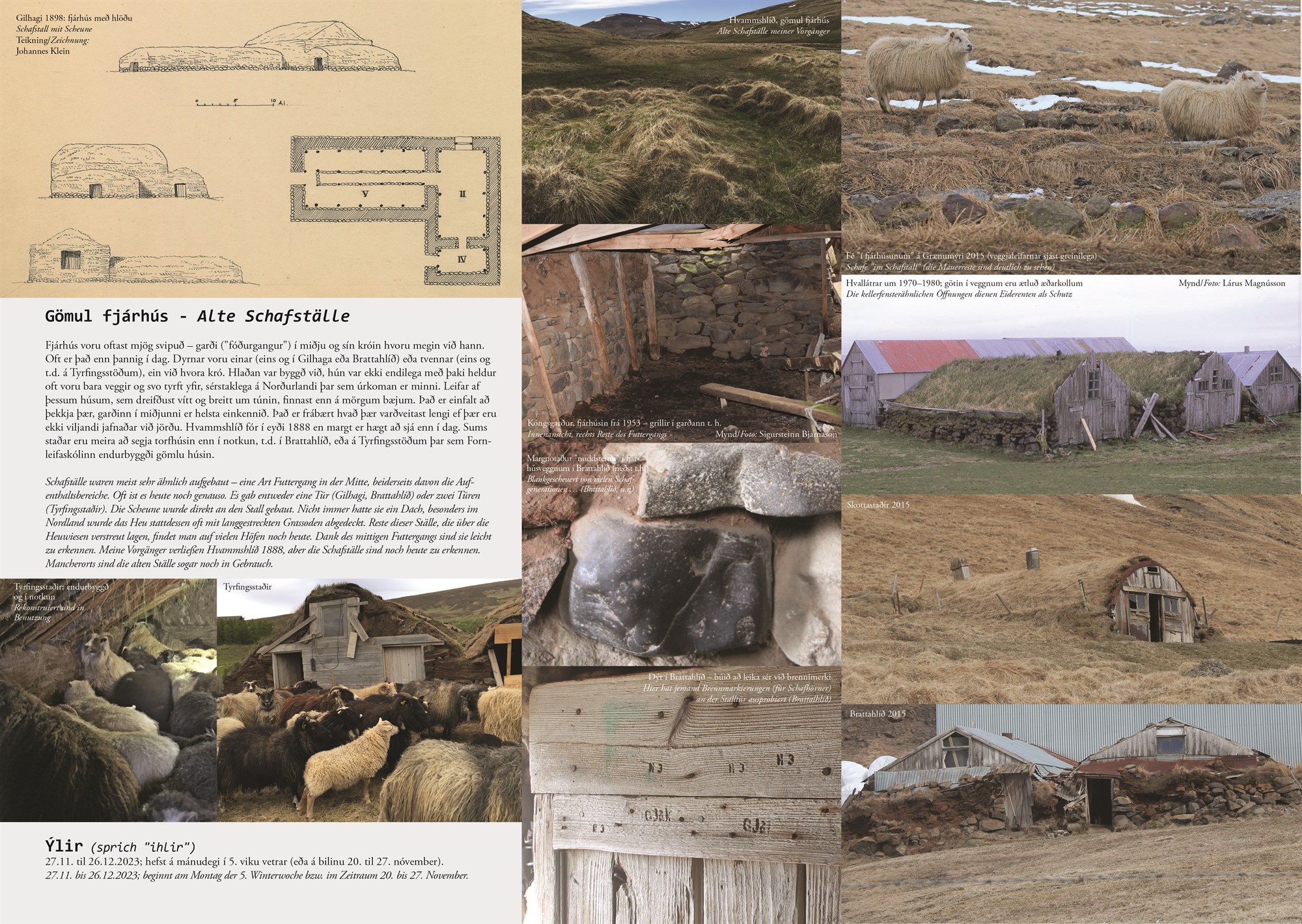 Gamlar og nýjar ljósmyndir ásamt þjóðlegum fróðleik