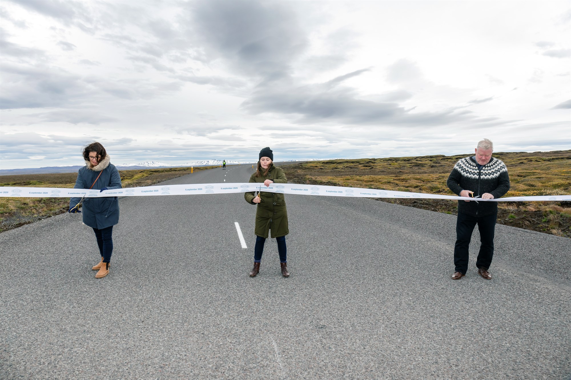 Demantshringurinn formlega opnaður