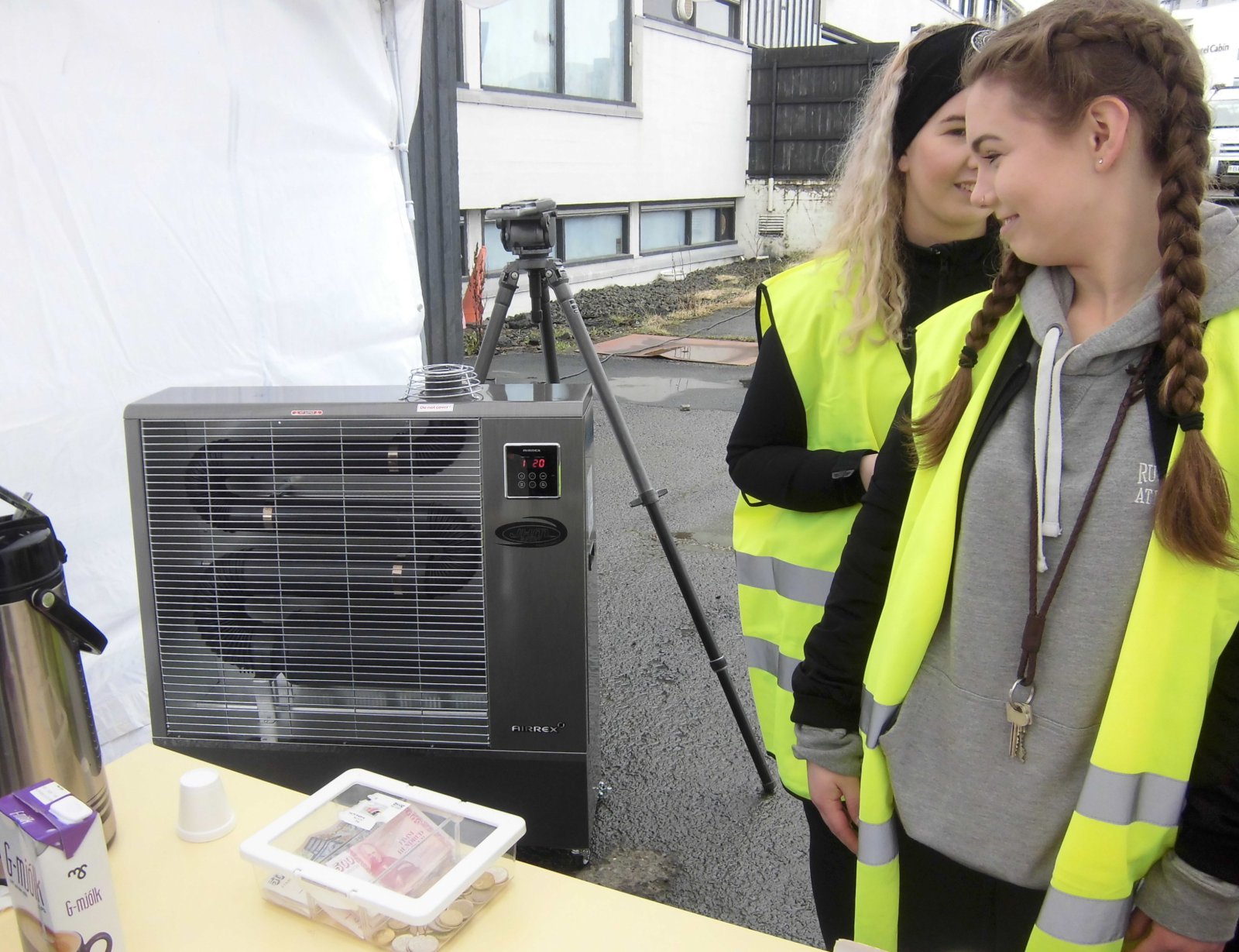 AIRREX-hitara á pallinn, upplagðir í stór rými og eru fljótir að hitna