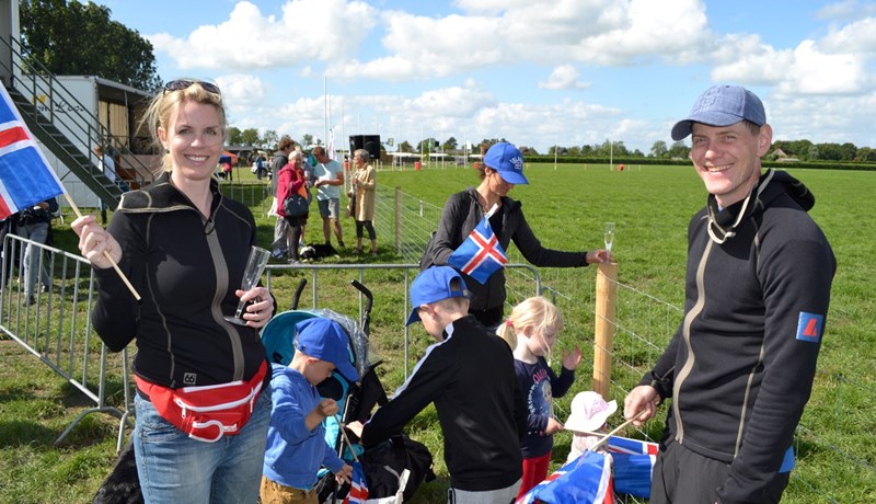 Íslenskir keppendur mættu til leiks á HM í fyrsta skipti