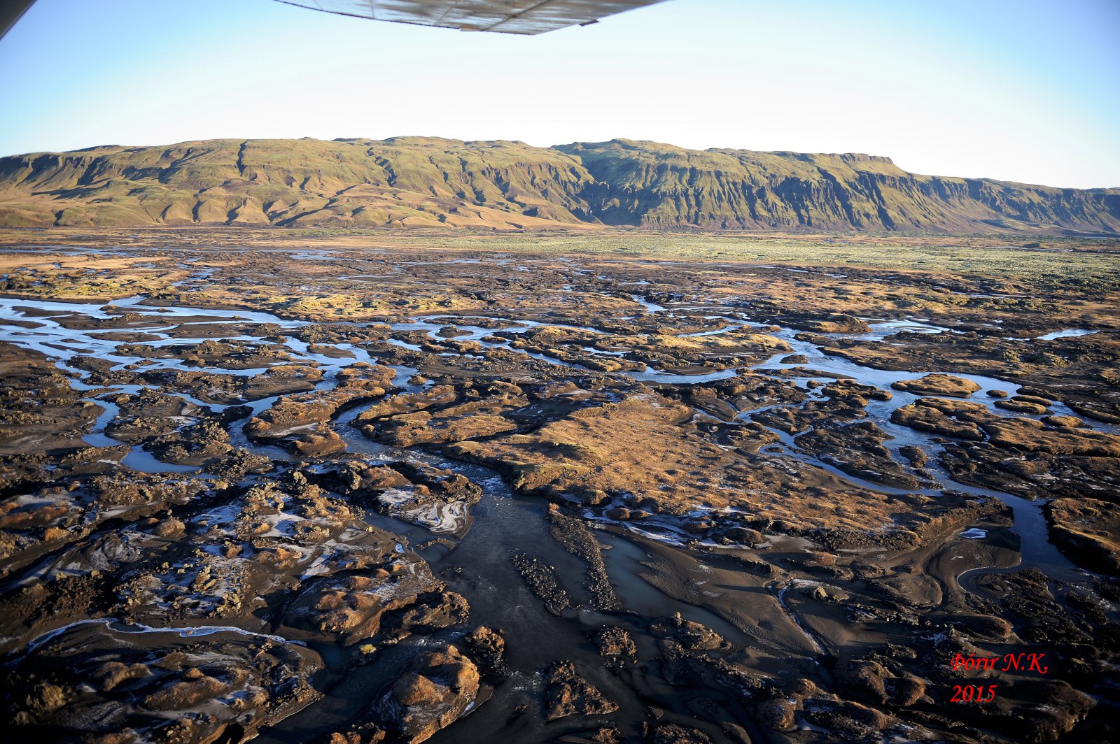 Vatnsþurrð í lækjum í Landbroti