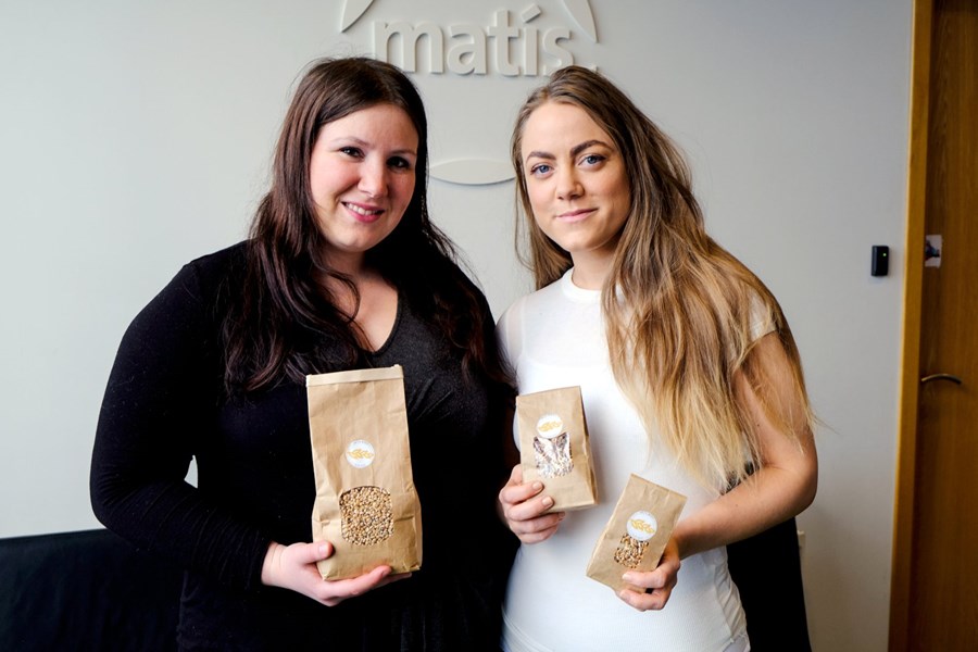 Braga Stefaný Mileris og Hildur Guðrún Baldursdóttir, sem standa á bak við Arctic Barley.