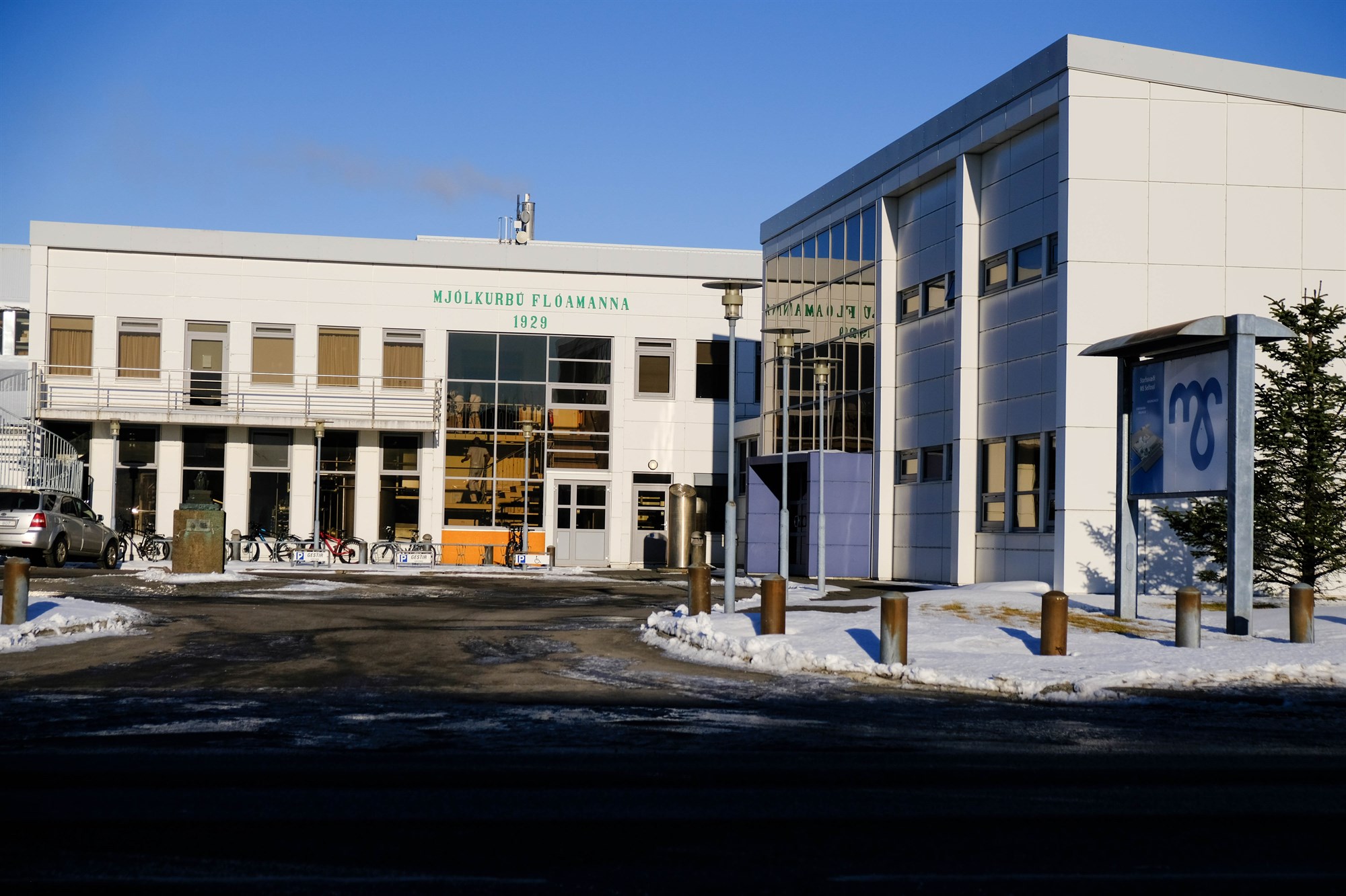 Metframleiðsla mjólkur á síðasta ári