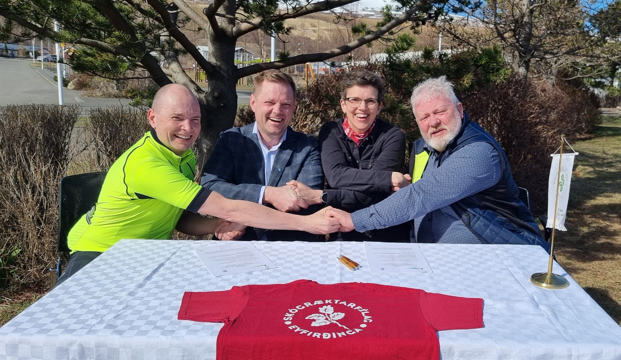 Styrktarsamningur Eyjafjarðarsveitar og Skógræktarfélags Eyfirðinga markar tímamót
