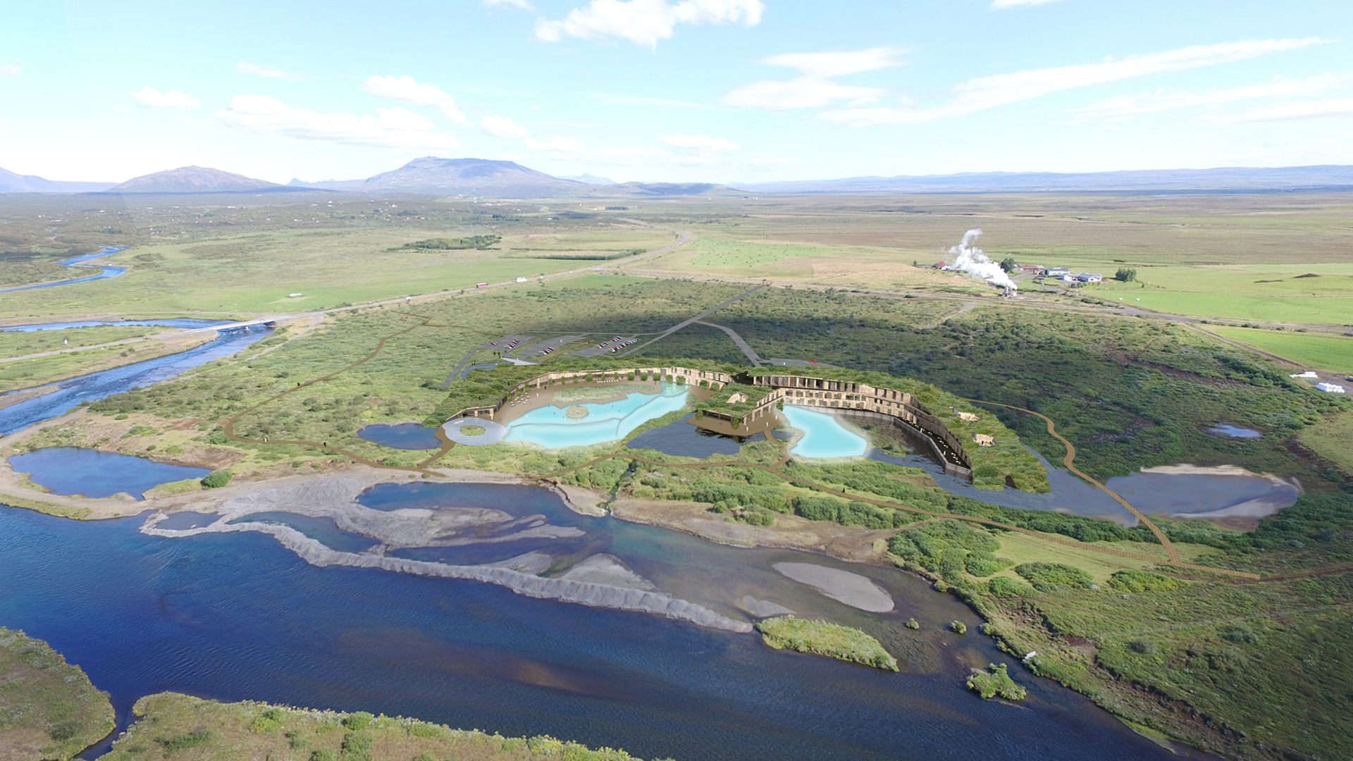 Sjö milljarða króna baðlón og 100 herbergja hótel á teikniborðinu