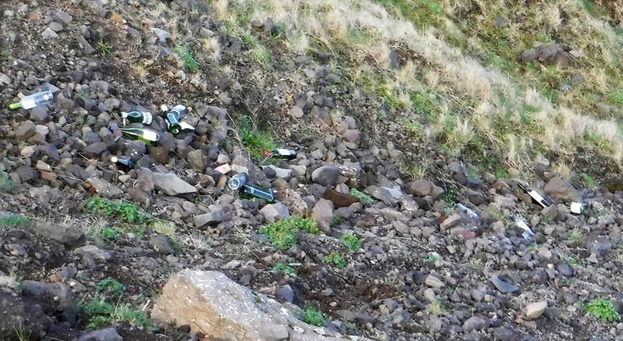 Það er okkur til skammar og er mjög skaðlegt fyrir ímynd lands og þjóðar að bjóða gestum upp á svona sóðaskap í okkar fallegu náttúru.