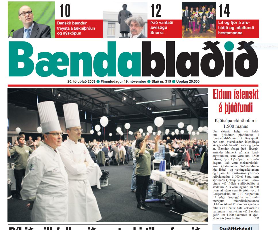 Eldum íslenskt á Þjóðfundi í Laugardalshöll