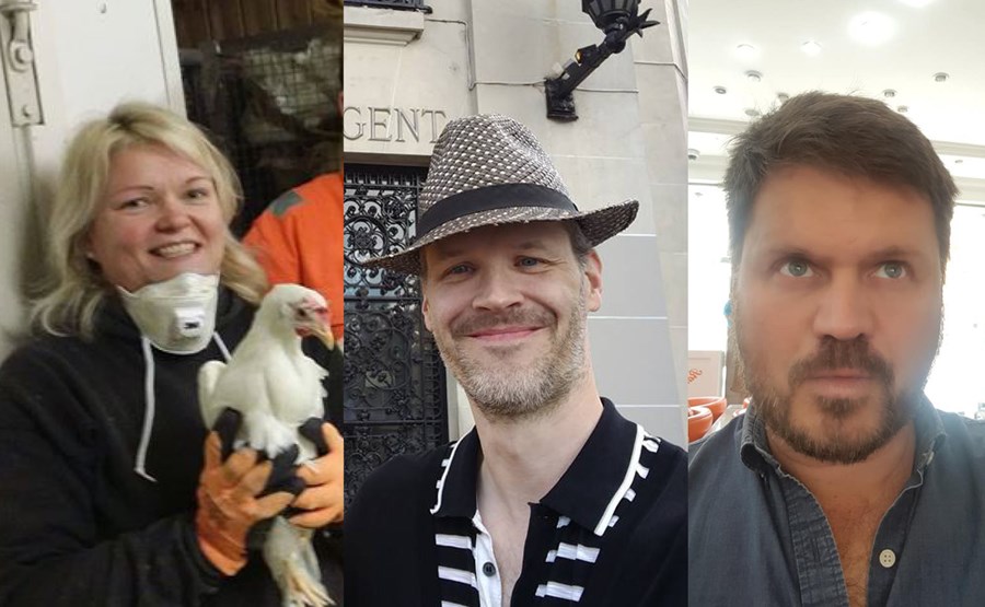 Erla Gunnarsdóttir í Noregi, Jóhannes Magnússon í Belgíu og Andri Ottesen í Kúveit.