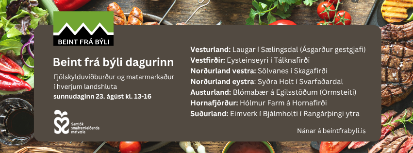 Beint frá býli dagurinn um helgina