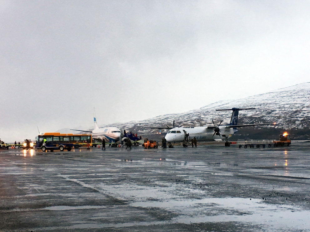 Innflutningur á þotueldsneyti nær tvöfaldast frá 2015 en flug er enn utan sviga í kolefnisumræðunni