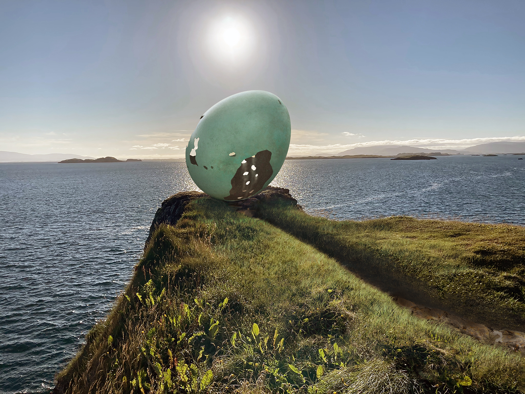 Fjöregg, sett upp í Súgandisey, verður nýtt kennileiti í Stykkishólmi