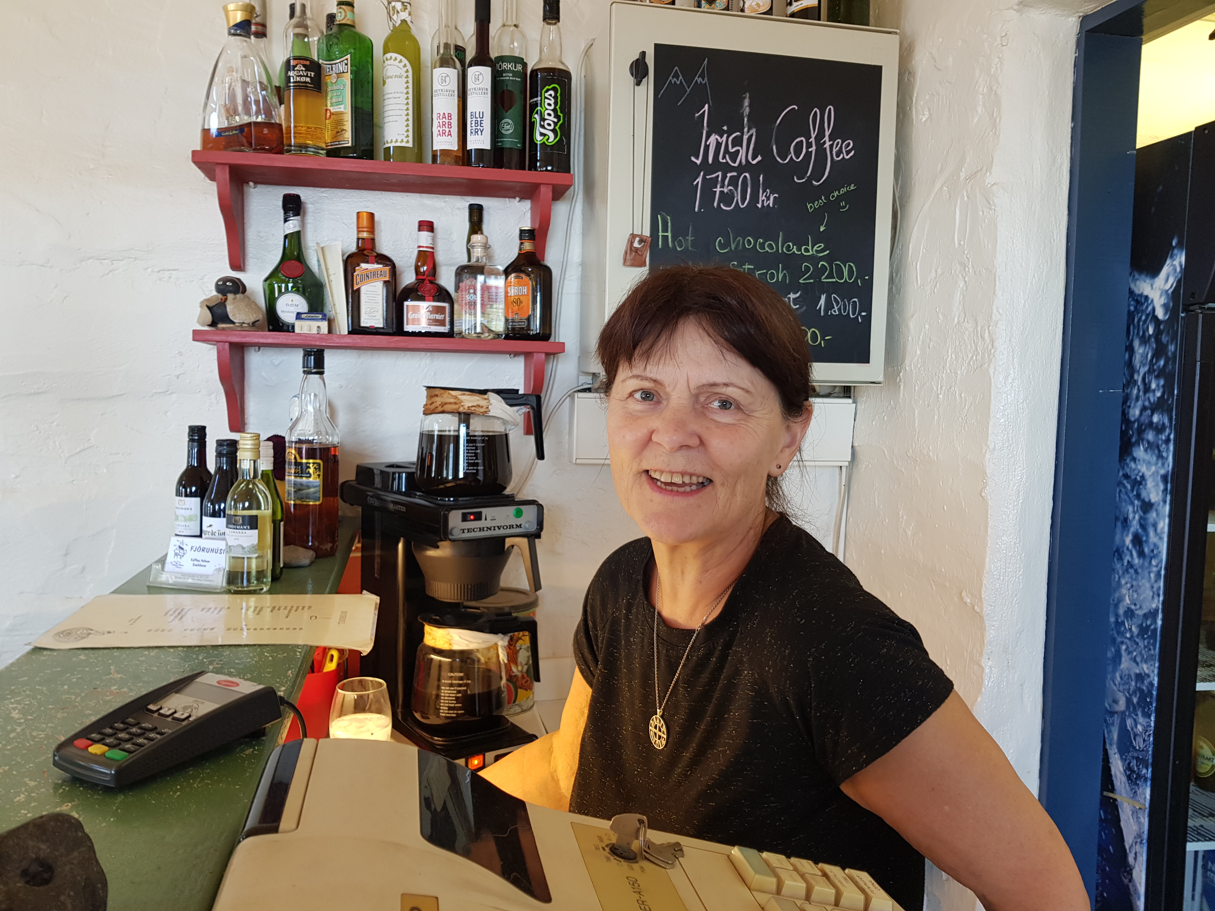 Brjálað að gera hjá Siggu í Fjöruhúsinu