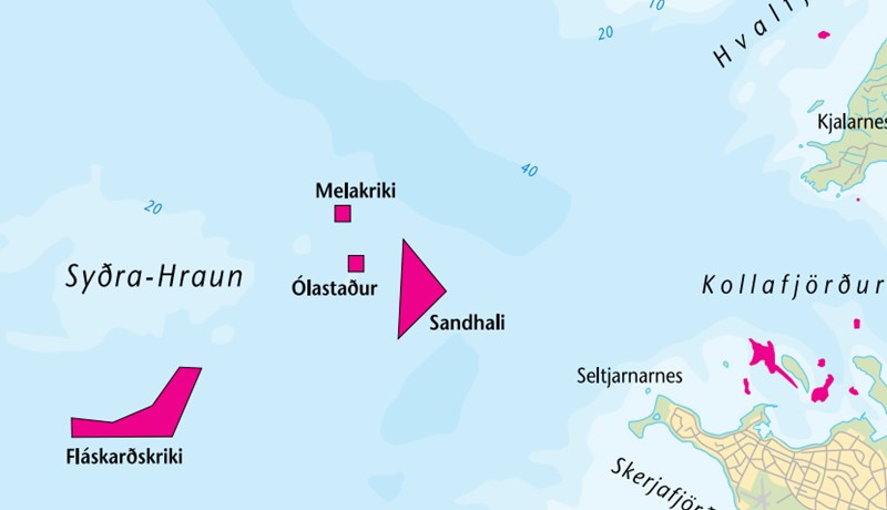 Bráðabirgðaleyfi til eins árs um vinnslu á um 12 þúsund tonnum skeljasands