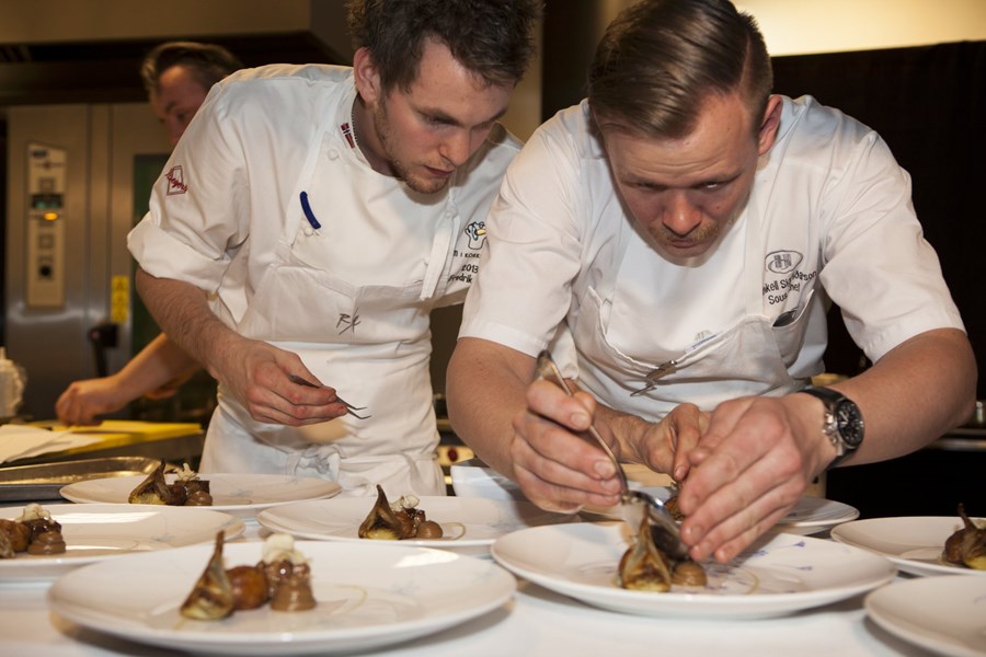 Frá kokkakeppninni á Food and Fun í fyrra.