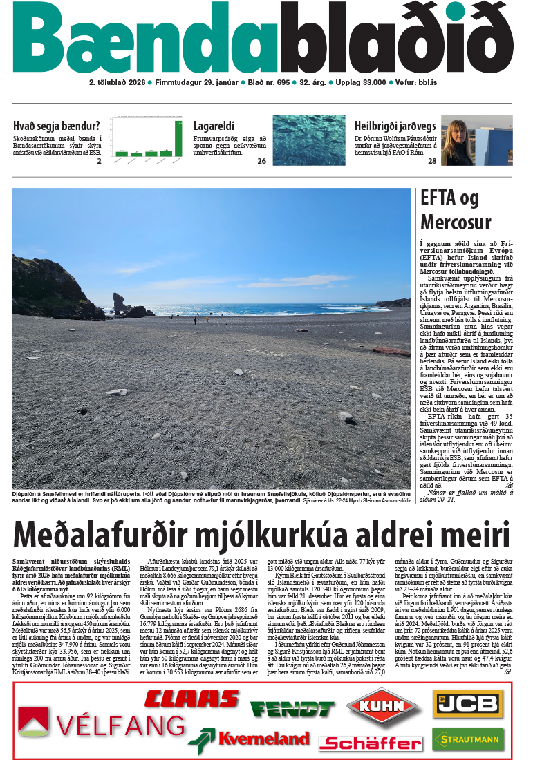 Bændablaðið 2. tbl. 2026. árg.