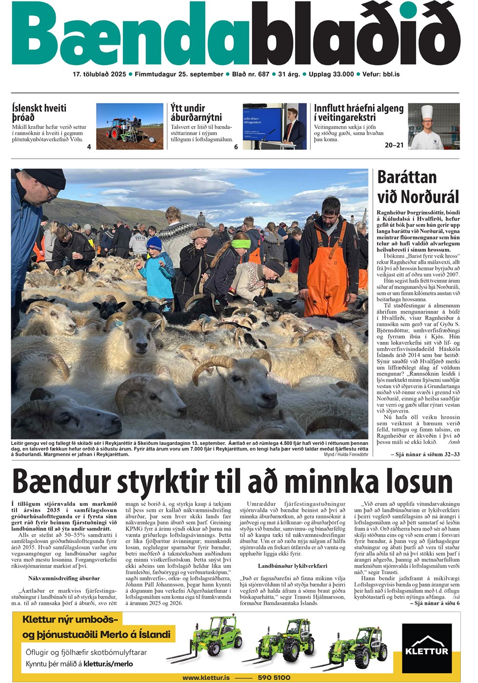 Bændablaðið 17. tbl. 2025. árg.