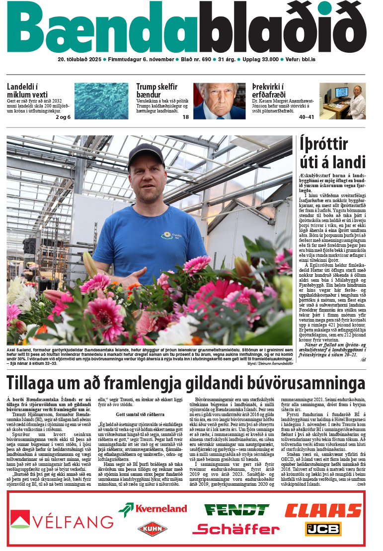 Bændablaðið 20. tbl. 2025. árg.