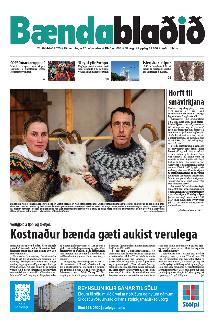 Bændablaðið 21. tbl. 2025. árg.
