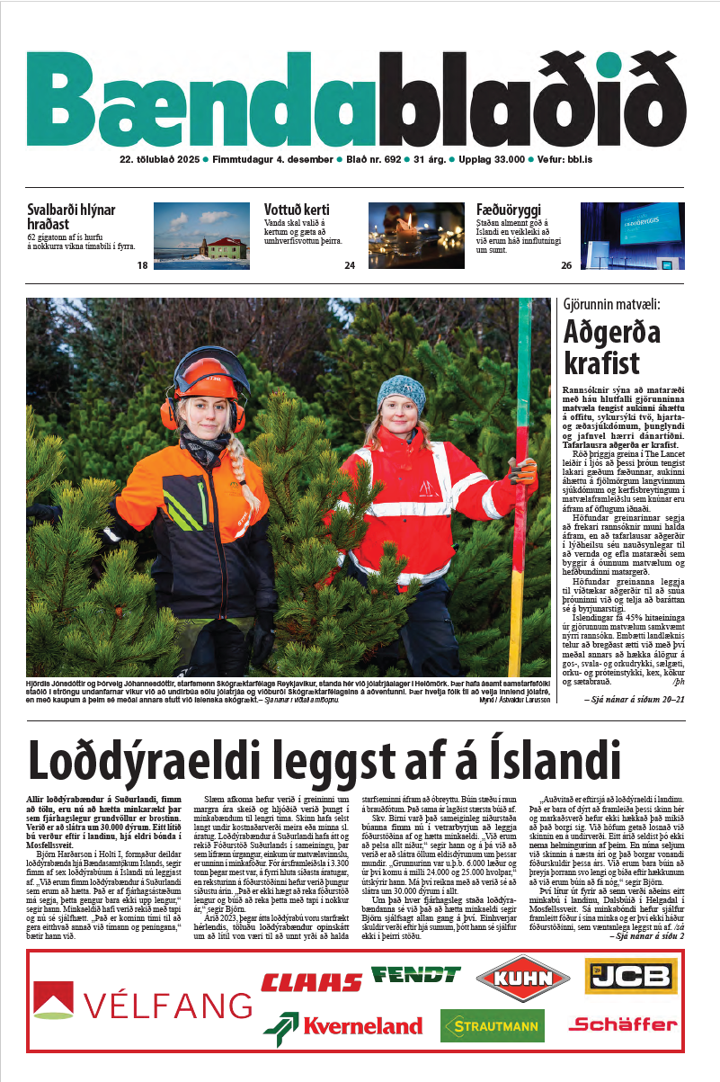 Bændablaðið 22. tbl. 2025. árg.