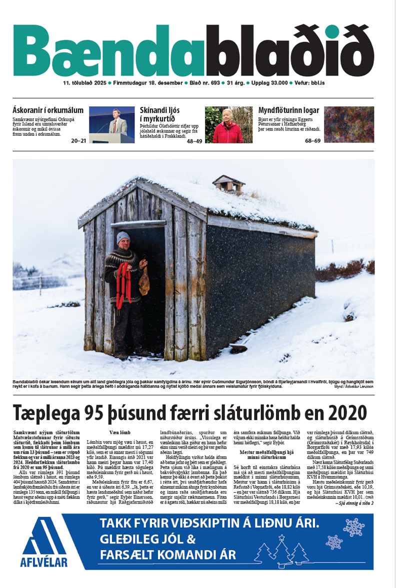 Bændablaðið 25. tbl. 2025. árg.