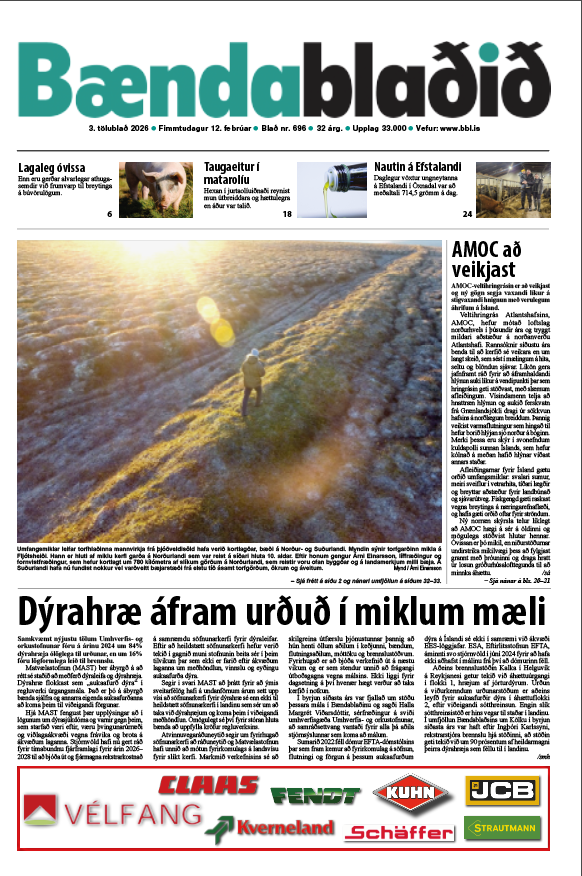 Bændablaðið 3. tbl. 2026. árg.