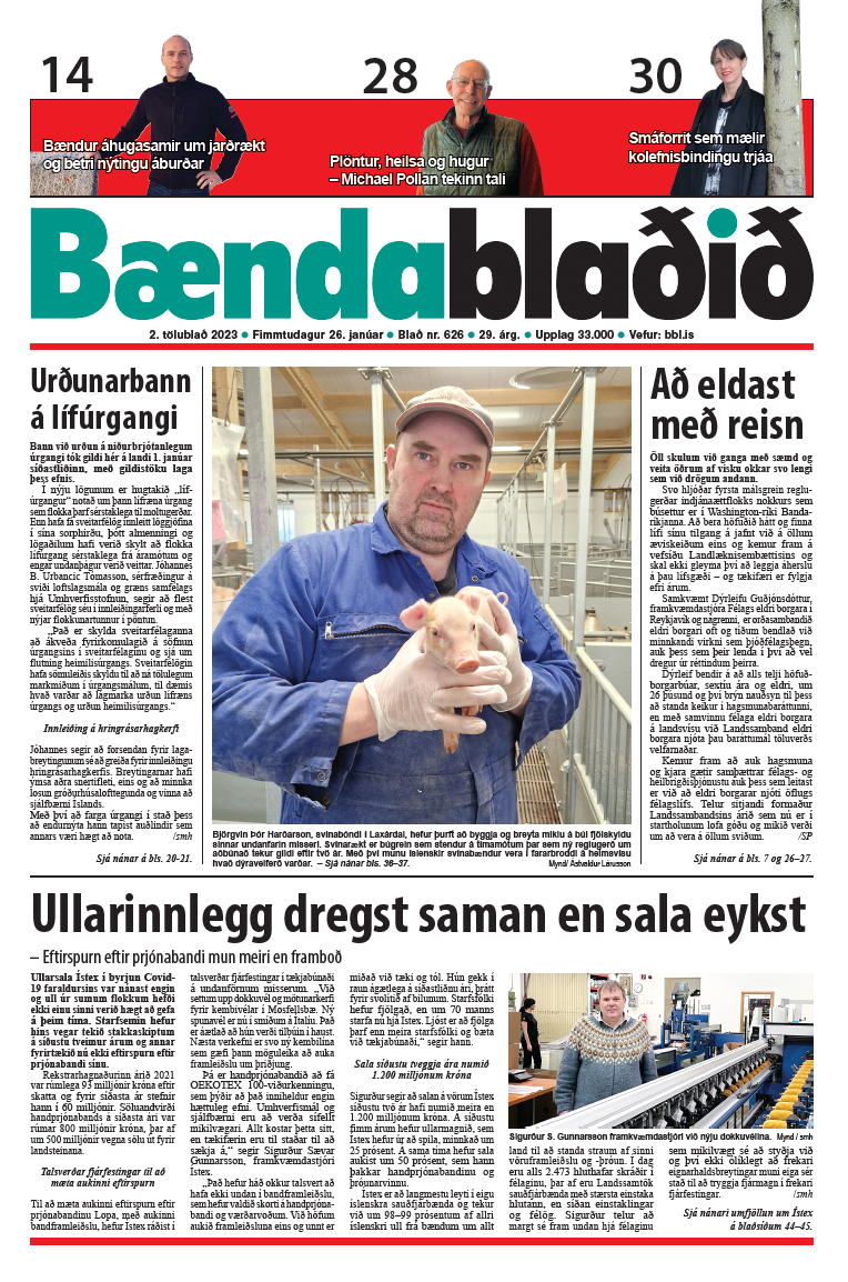 Bændablaðið 2. tbl. 2023. árg.