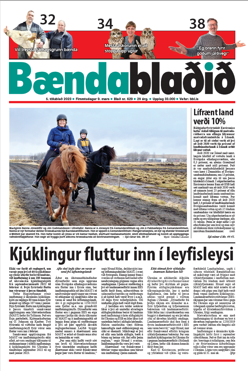 Bændablaðið 5. tbl. 2023. árg.
